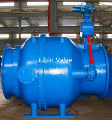 AWWA DN1400 تنظیم جعبه گیربکس پیستون کار دمای دریچه 120 ° C حداکثر برای کنترل جریان / قطع