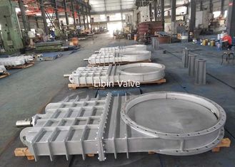 DN1200 دریچه دو طرفه فلزی ، دریچه فولاد ضد زنگ فشار 1.0-2.5MPA