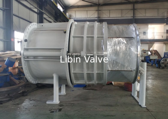 DN1600 Anti Cavitation Fixed Cone Valve / Valve Pressure Self-Regulating With Diversion Hood (کافه ضد گداخته شدن) /کافه ی مخروطی ثابت مخروطی /کافه ی خود تنظیم کننده فشار با هود انحراف