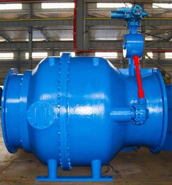 AWWA DN1400 تنظیم جعبه گیربکس پیستون کار دمای دریچه 120 ° C حداکثر برای کنترل جریان / قطع